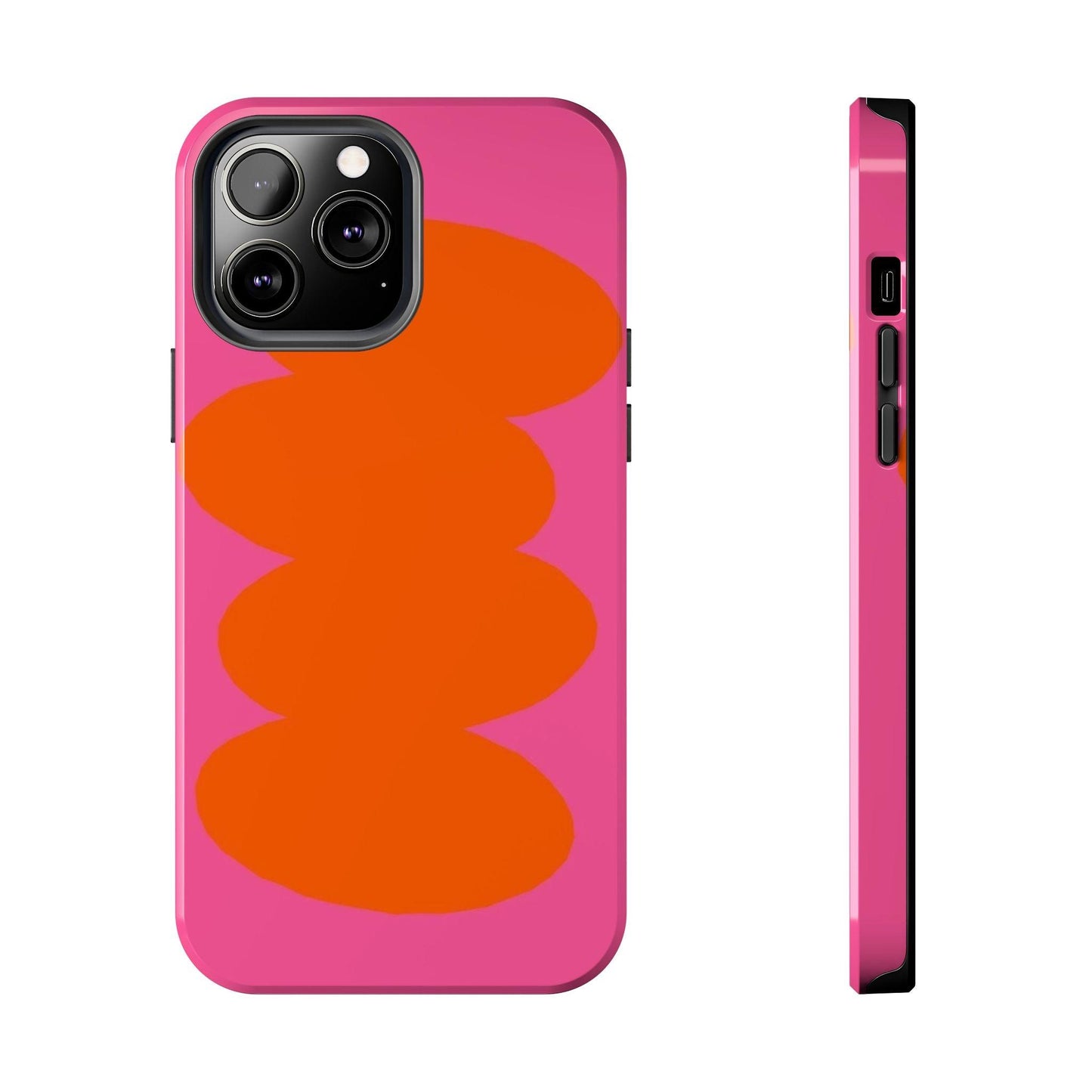 Pink Tangerine Blush Tough iPhone Cases