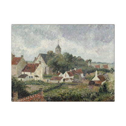 Knocke village (1894) by Camille Pissarro - Matte Canvas, Stretched, 0.75"