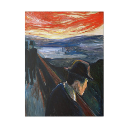 Edvard Munch's Despair (1892) impressionism art - Matte Canvas, Stretched, 0.75"