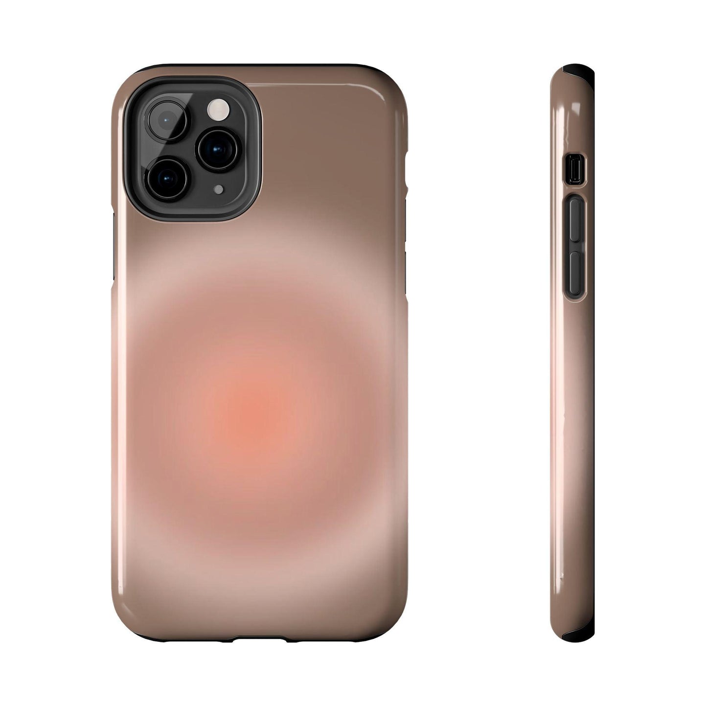 Taupe Aura Tough iPhone Cases