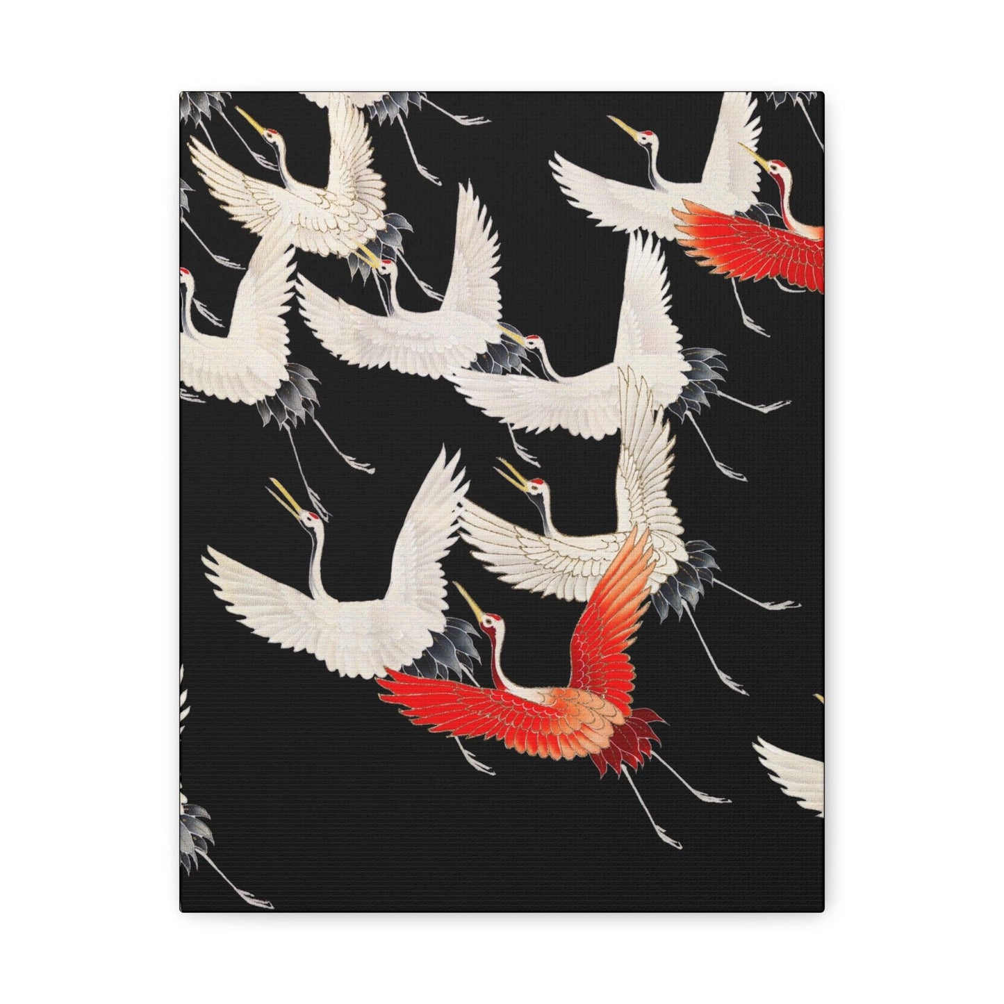 Furisode with a Myriad of Flying Cranes 1910  by anonymous  Canvas Gallery Wraps