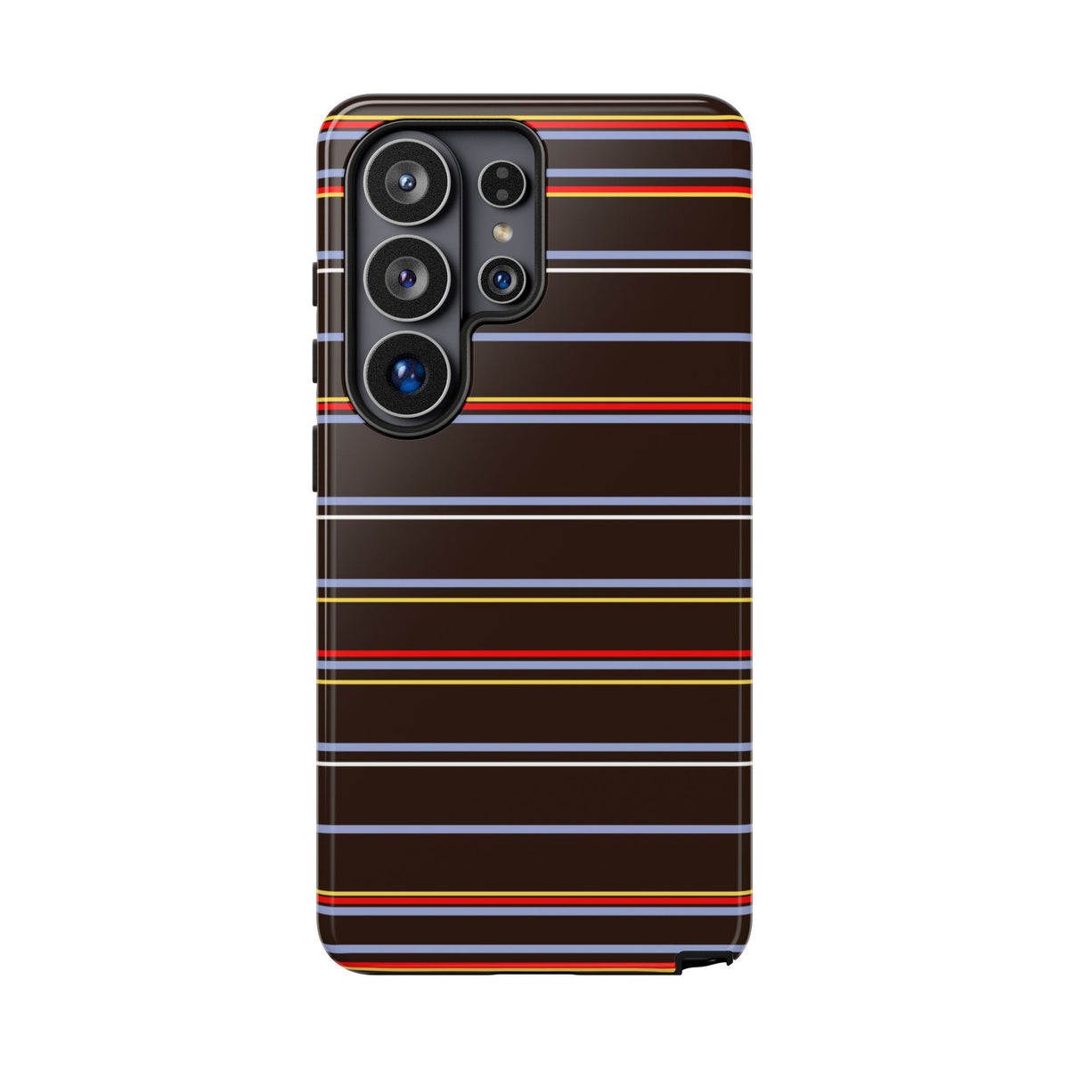 Chocolate Citylines Striped Phone Case