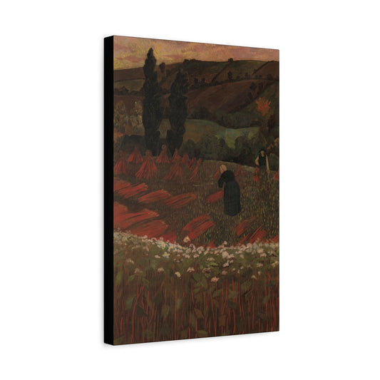 The Harvest of Buckwheat by Paul Sérusier - Matte Canvas, Stretched, 1.25"