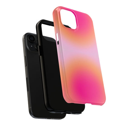 Sunset Glow Tough iPhone Cases with dual layer protection