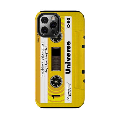 Retro Yellow Cassette Tape iPhone Cases