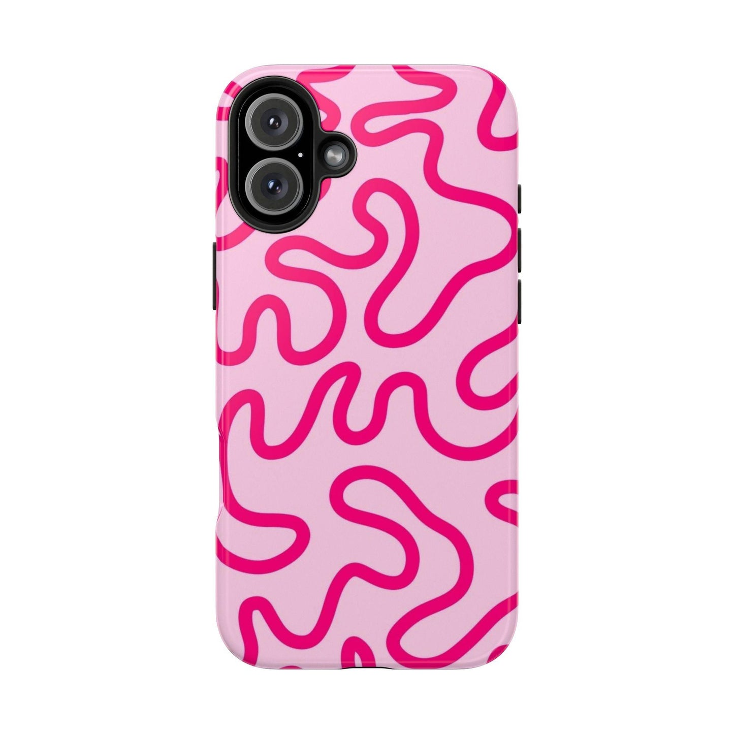 Pink Paradise Swirls Tough iPhone Cases