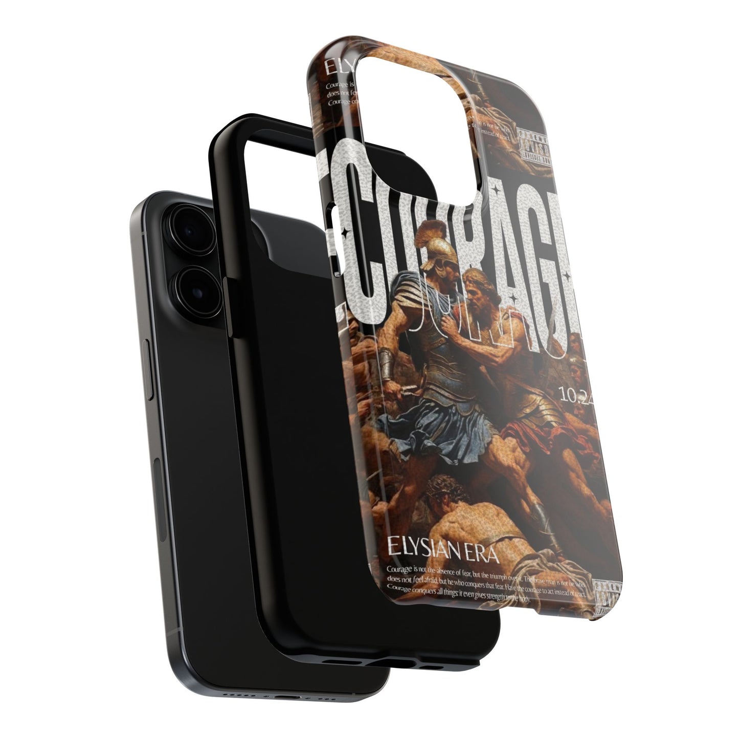 Courage Battle Scene iPhone Cases