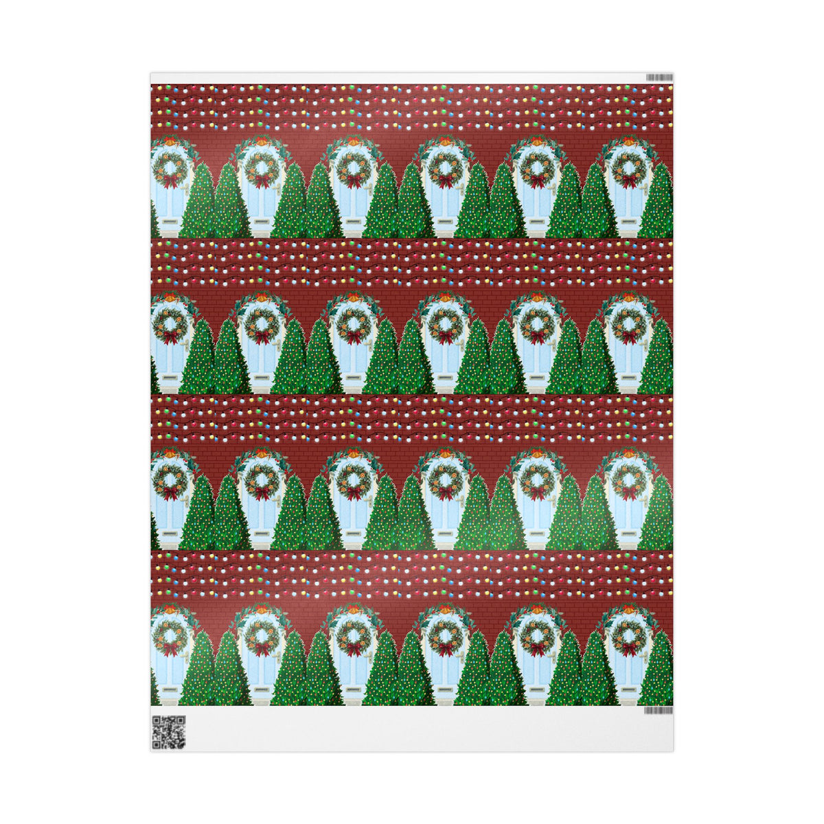 Home for Christmas Wrapping Paper Roll
