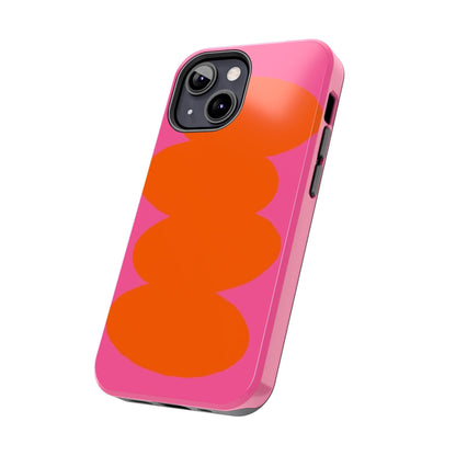 Pink Tangerine Blush Tough iPhone Cases