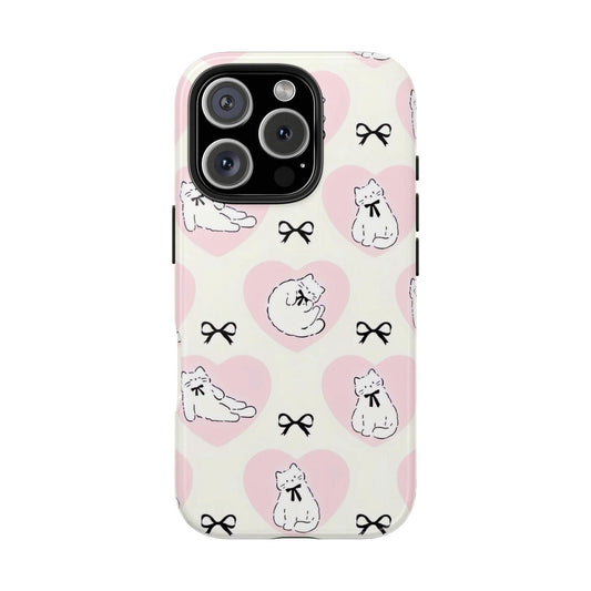 Kitty Love Affair Tough iPhone Cases