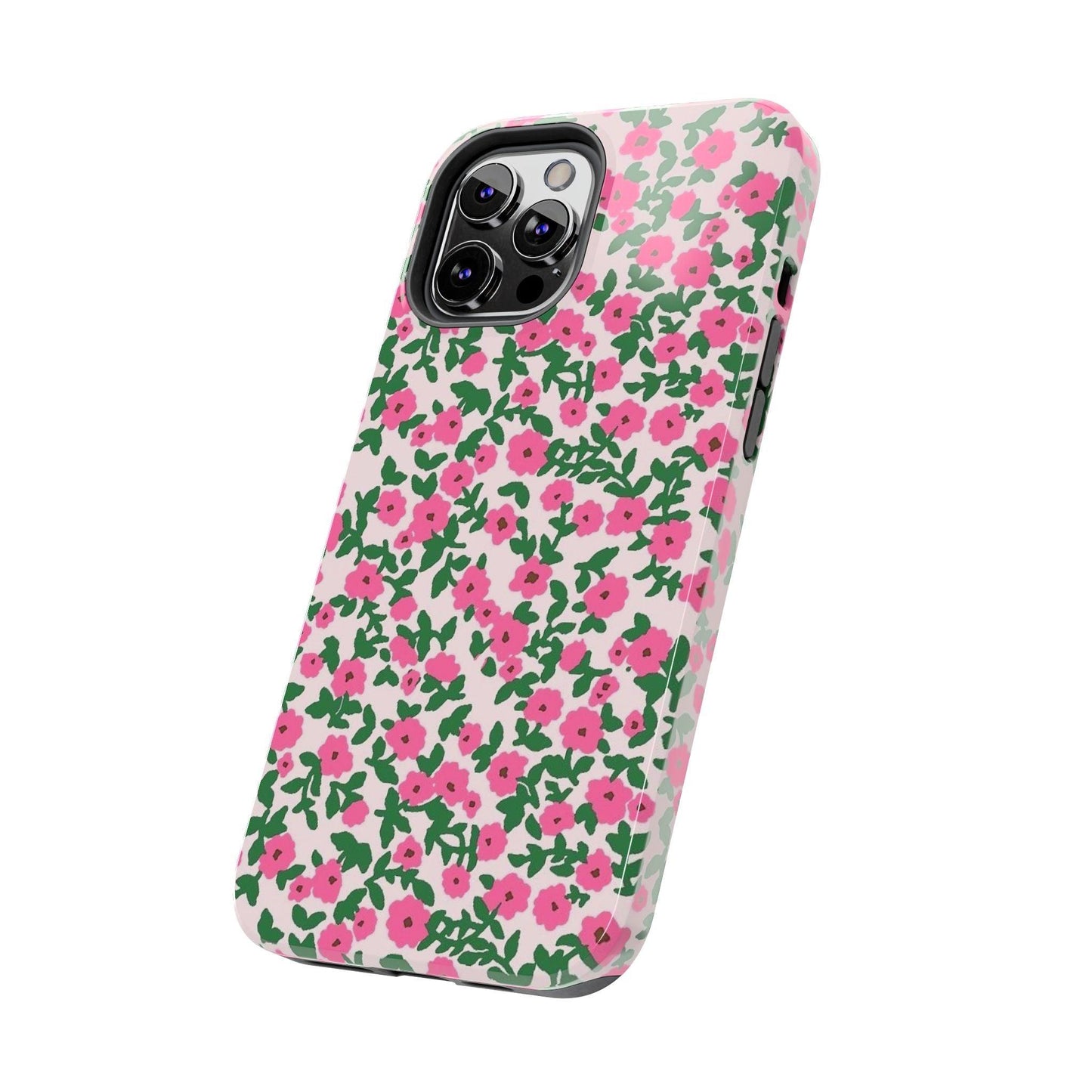 Spring Edition Pink Floral Tough iPhone Cases