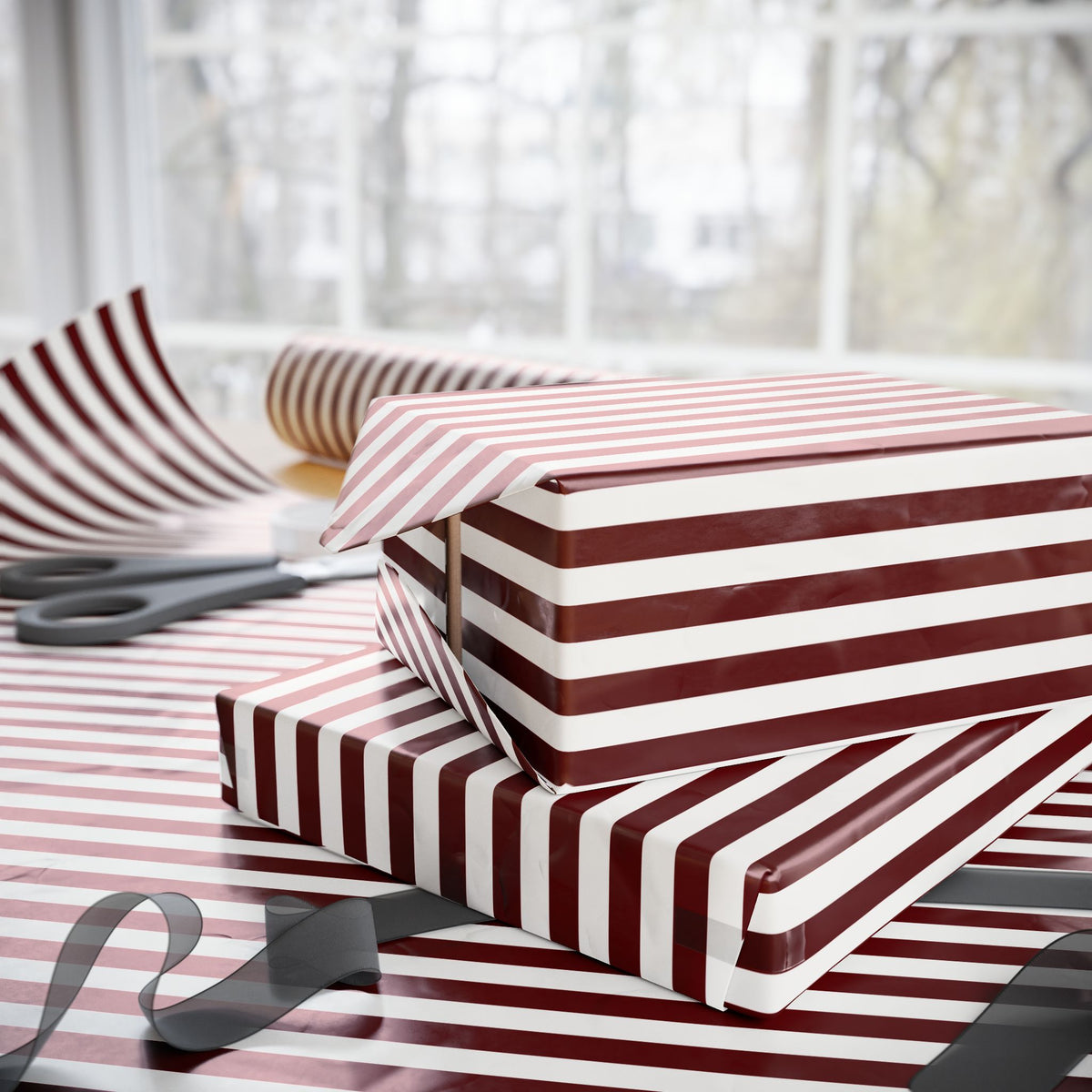 The Noël Stripe Gift Wrapping Paper Roll