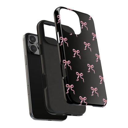 Pink Ribbon Charm iPhone Tough Case