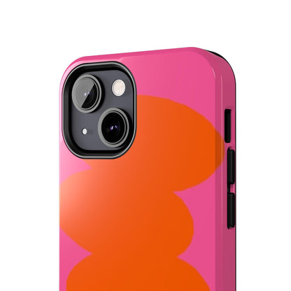 Pink Tangerine Blush Tough iPhone Cases