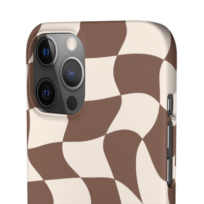 Mocha Mirage Snap iPhone Cases