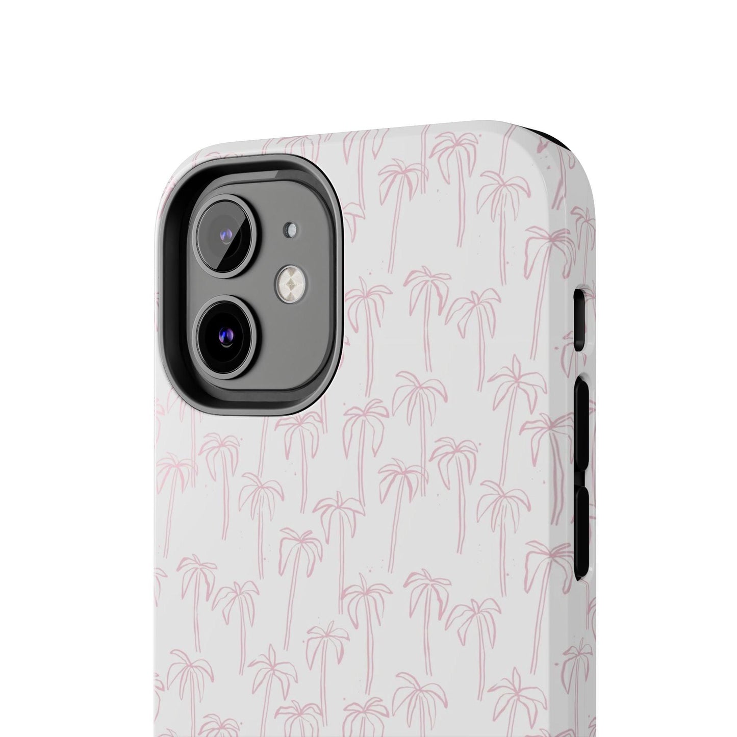 Pink Palm Trees iPhone Cases