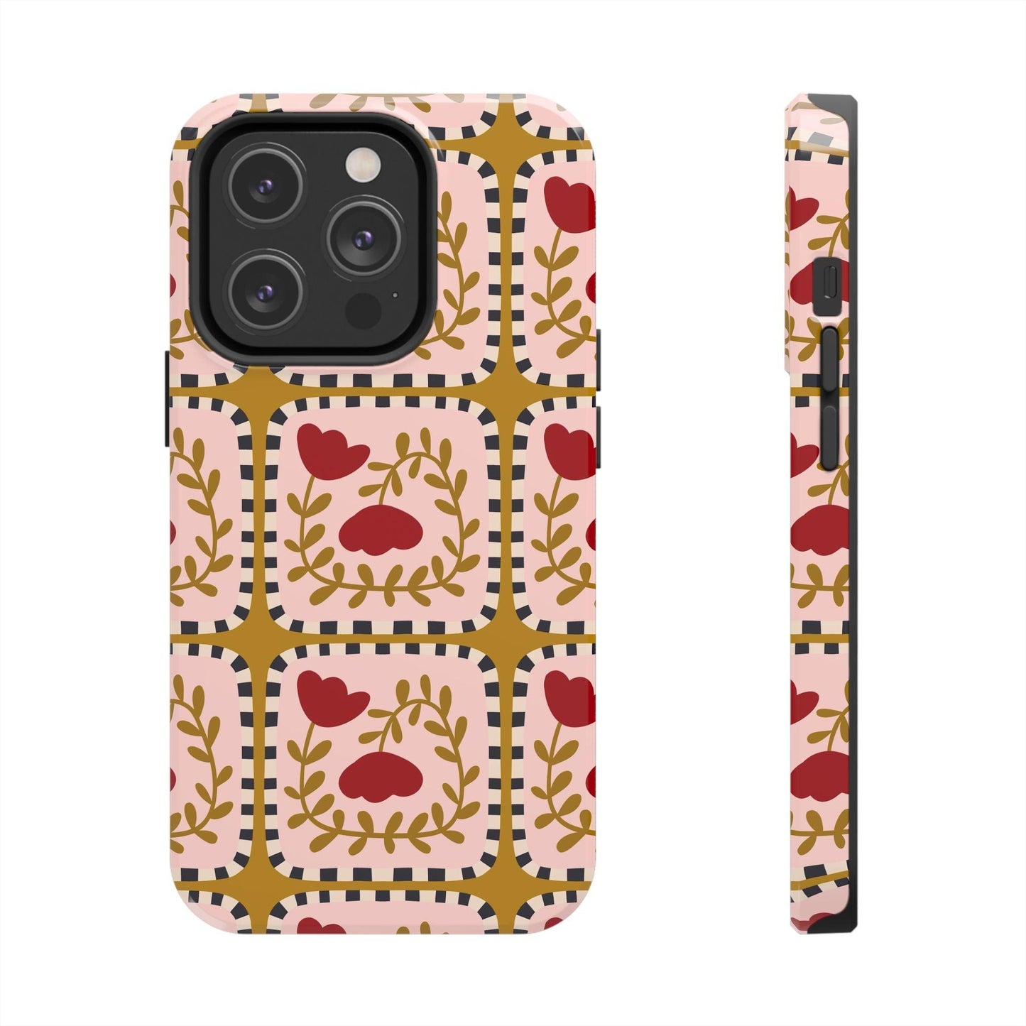 Floral Quirkiness Designer Tough iPhone Cases