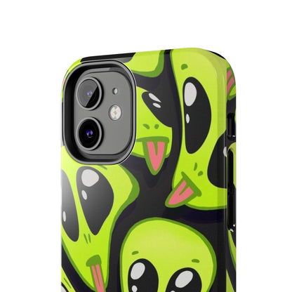 Alien Frenzy Tough iPhone Cases