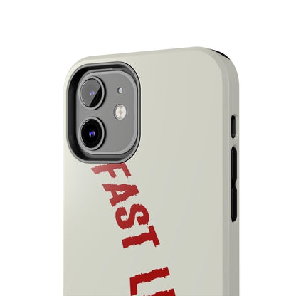 Fast Like a Race Car Tough iPhone Cases