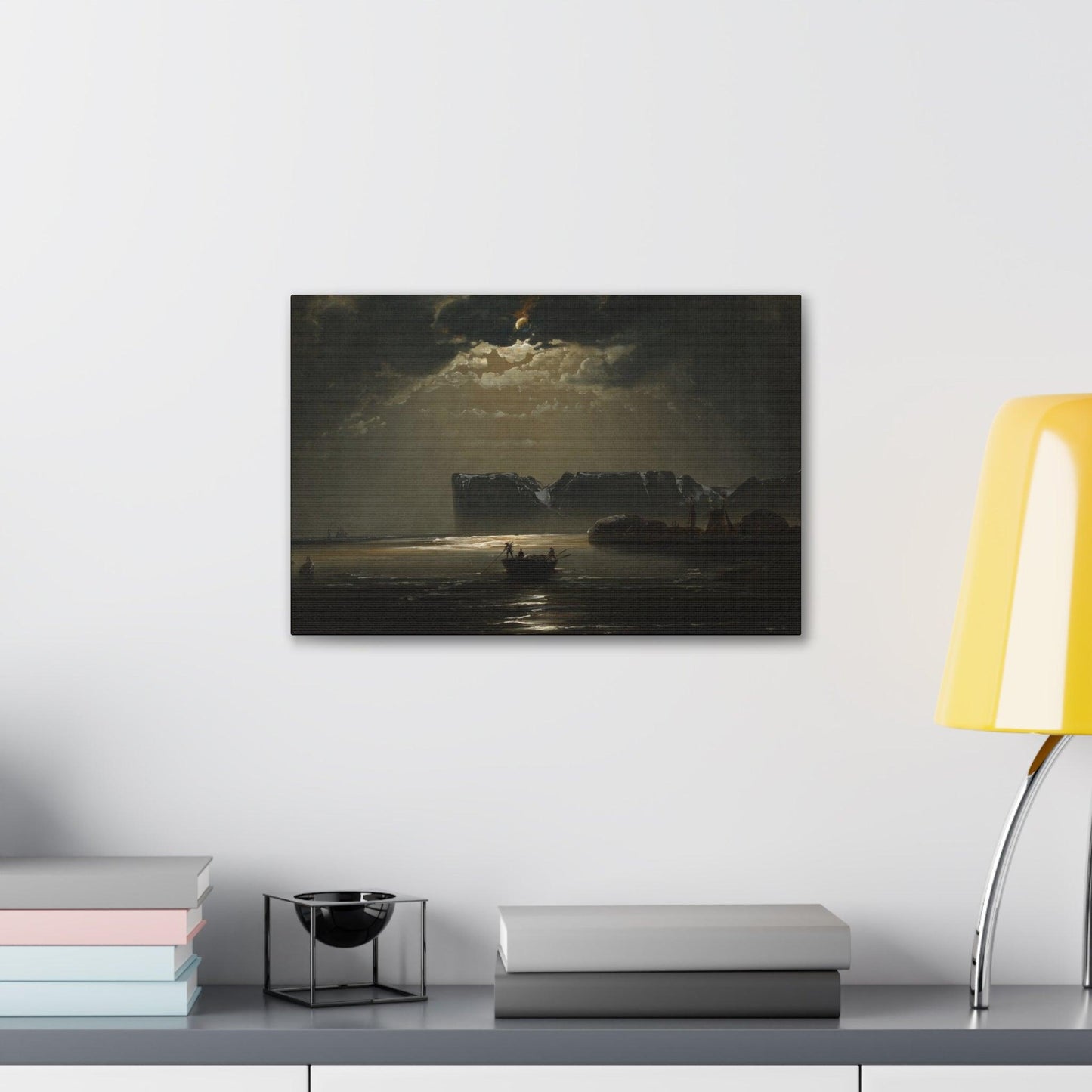 The North Cape by Moonlight by Peder Balke  Canvas Gallery Wraps