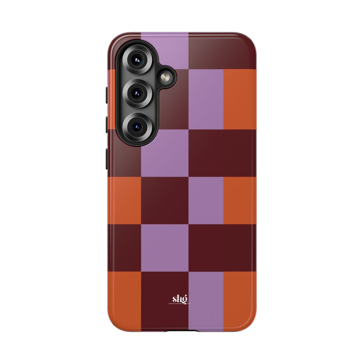 Plum Patchwork Phone Case