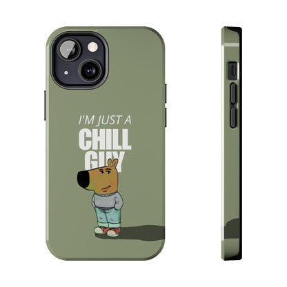 Chill Guy Meme Tough iPhone Cases