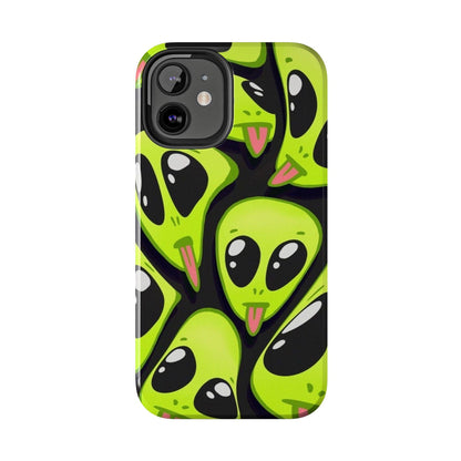 Alien Frenzy Tough iPhone Cases