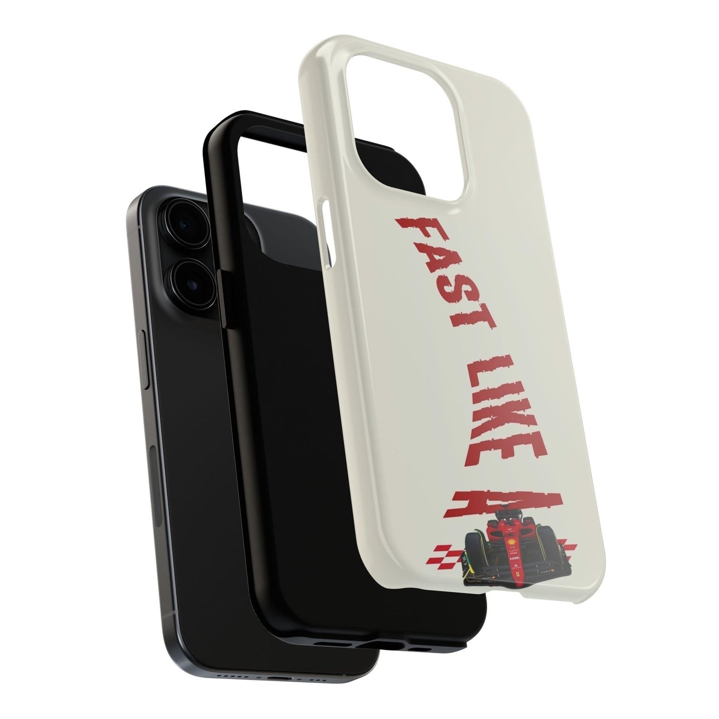 Fast Like a Race Car Tough iPhone Cases