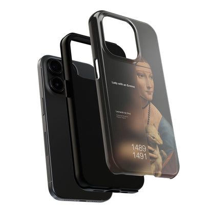 Da Vinci's Ermine Elegance Tough iPhone Cases