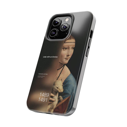 Da Vinci's Ermine Elegance Tough iPhone Cases