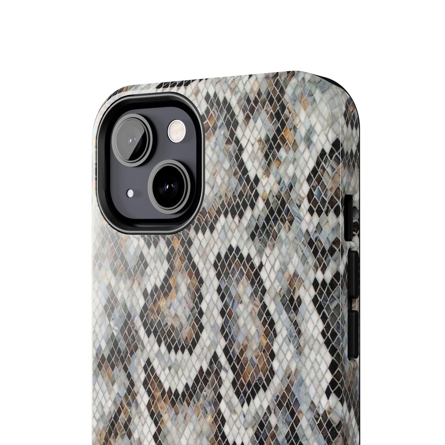 Crawler in Grey Mosaic Tough iPhone Cases