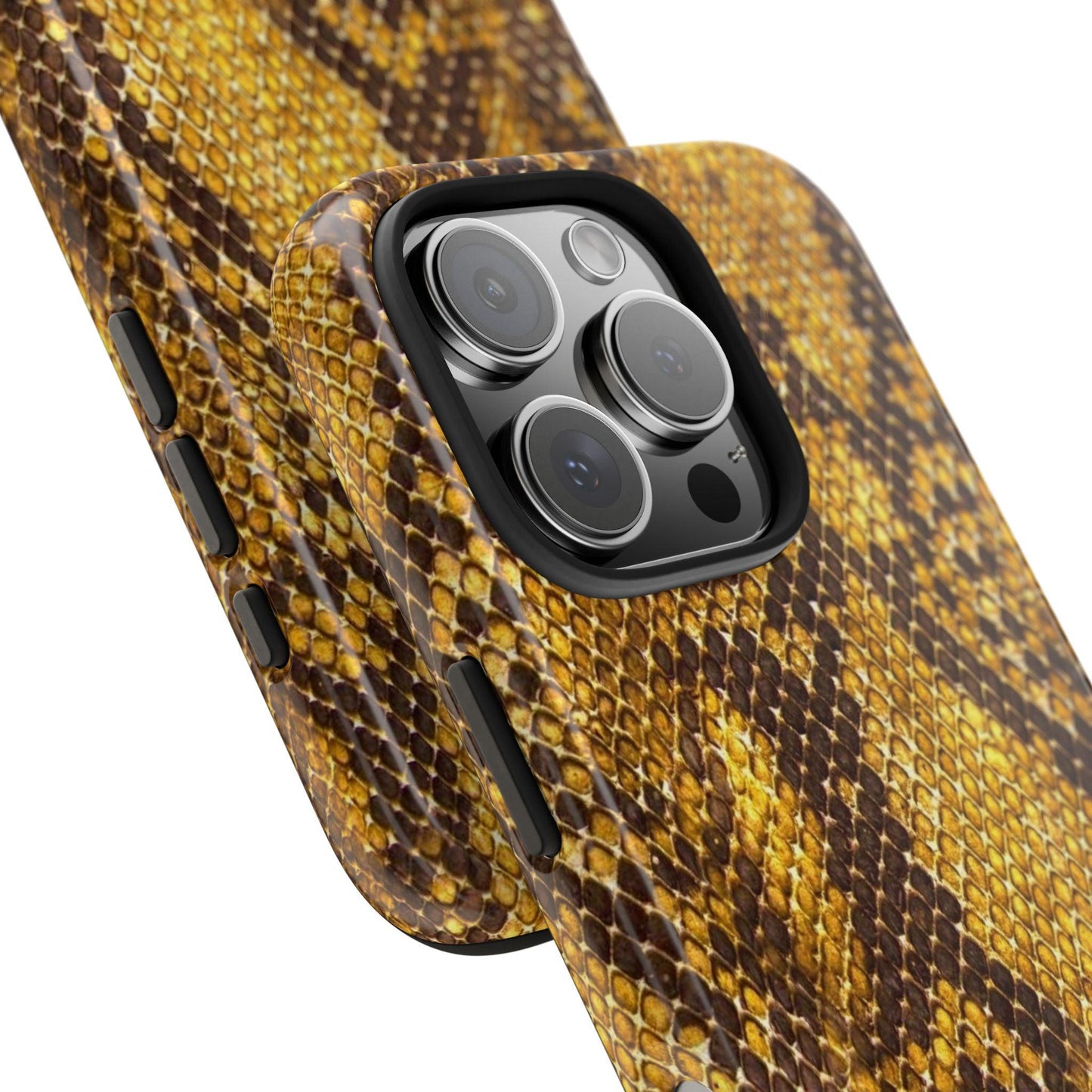 Golden Viper Scales Tough iPhone Cases