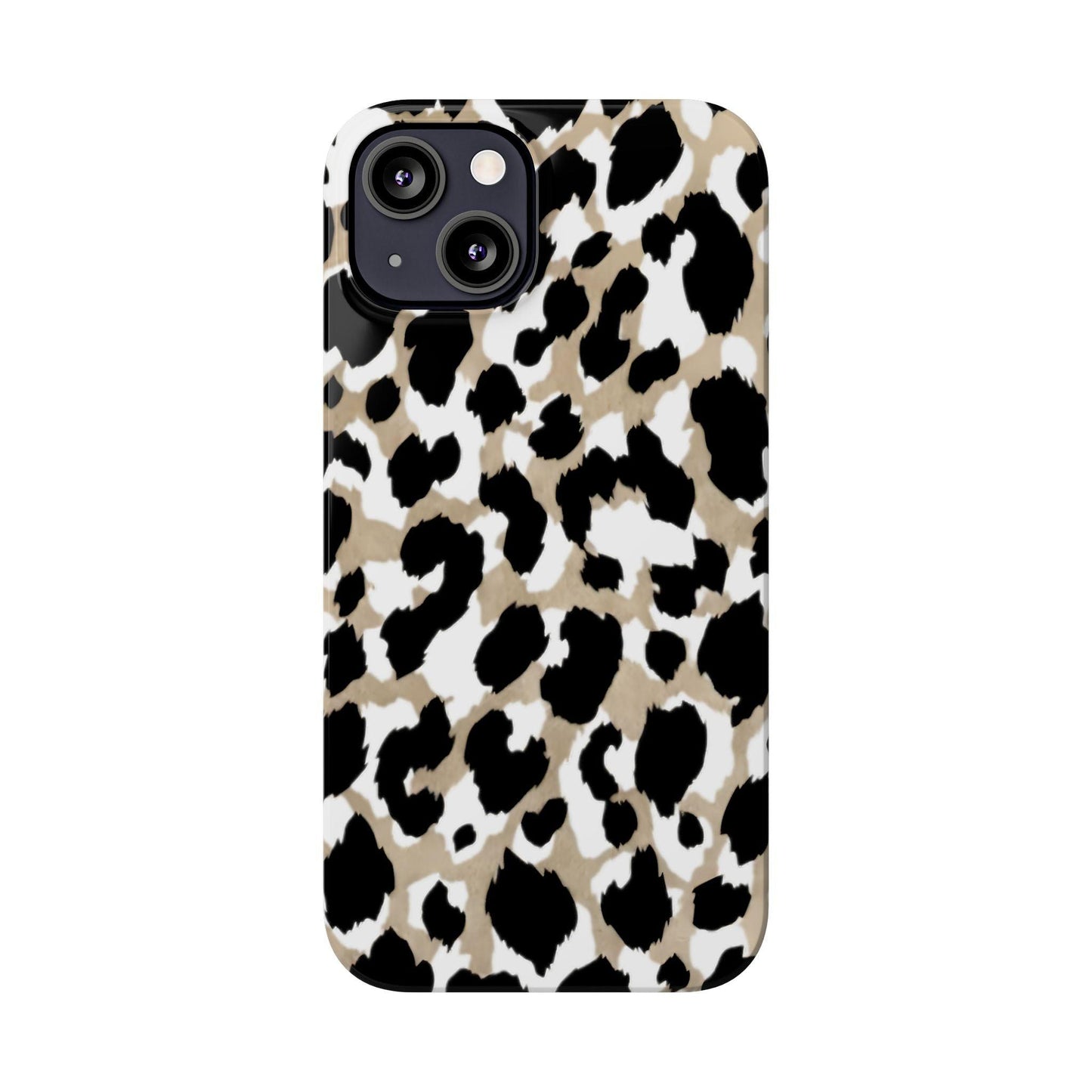 Savanna Noir Spots Slim iPhone Cases