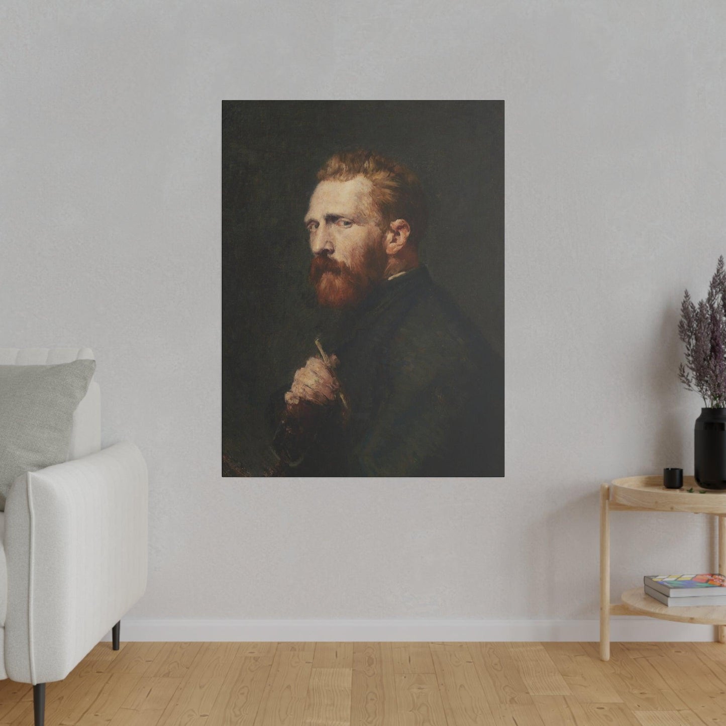 John Russell's Portrait of Vincent van Gogh (1886) - Matte Canvas, Stretched, 0.75"