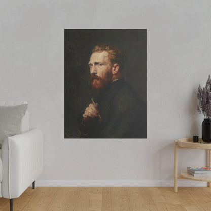 John Russell's Portrait of Vincent van Gogh (1886) - Matte Canvas, Stretched, 0.75"