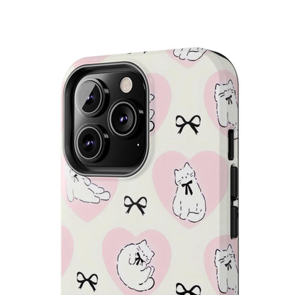 Kitty Love Affair Tough iPhone Cases