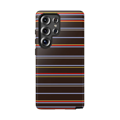 Chocolate Citylines Striped Phone Case