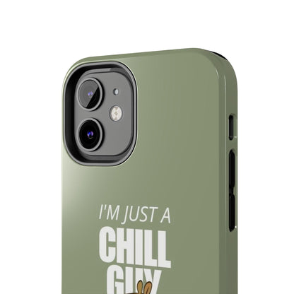 Chill Guy Meme Tough iPhone Cases