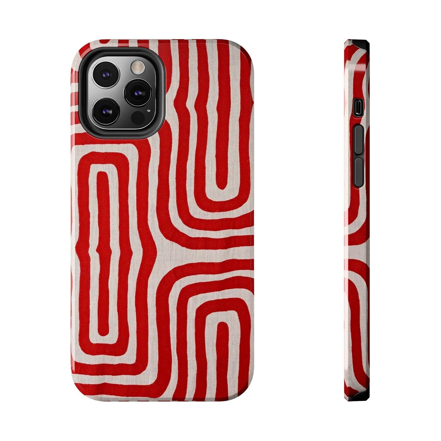 Scarlet Labyrinth Tough iPhone Cases