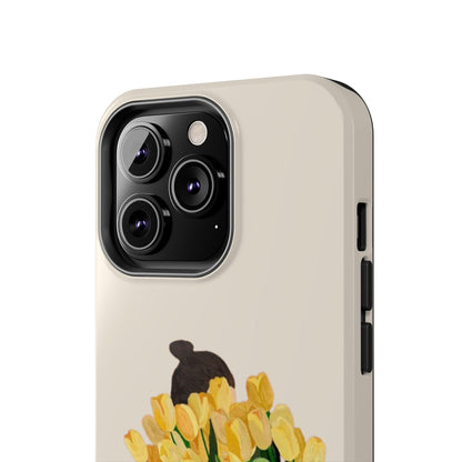 Golden Blooms: Femme Elegance Edition Tough Phone Cases