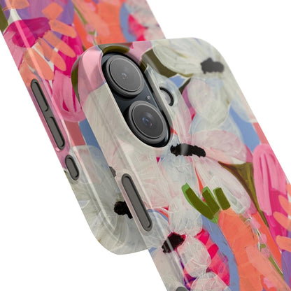 Blossoming Grace Floral Snap iPhone Cases