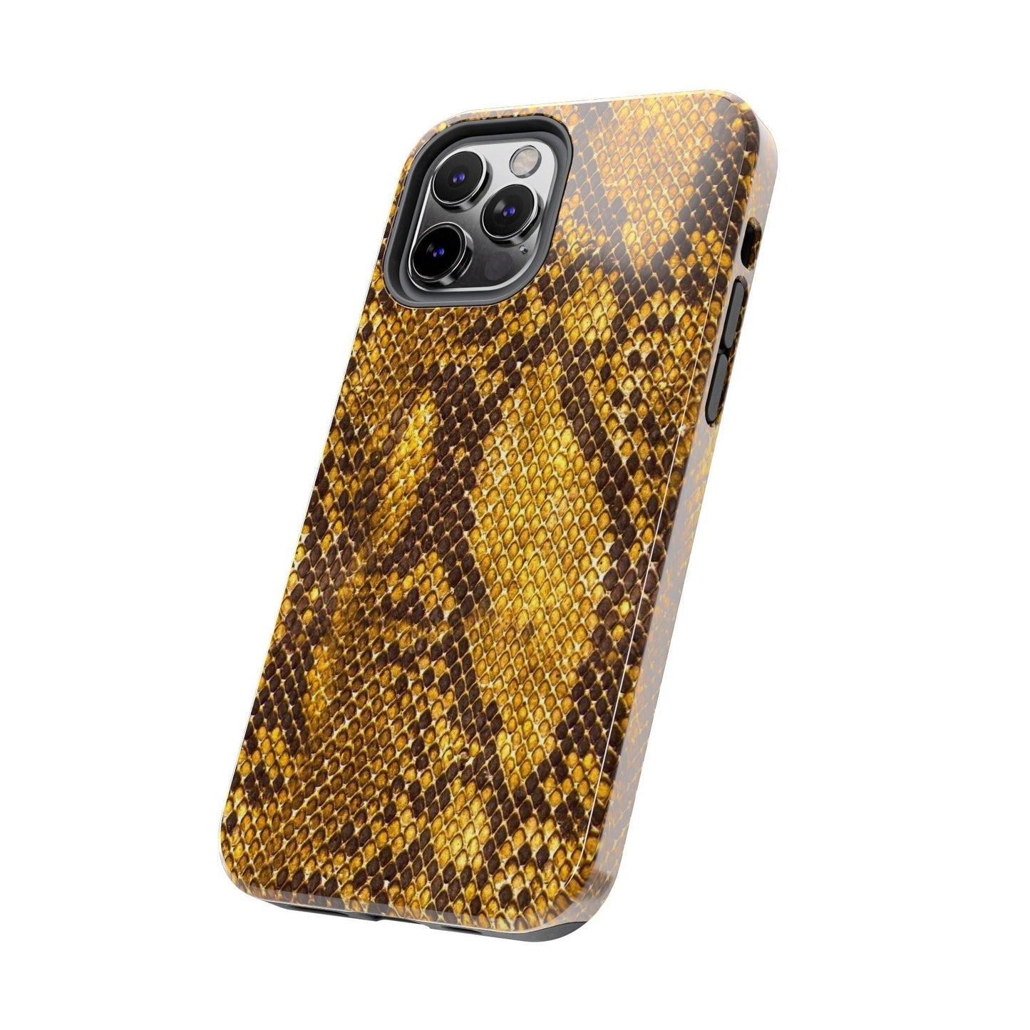 Golden Viper Scales Tough iPhone Cases