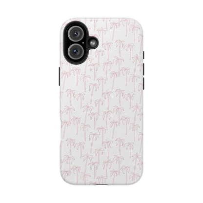 Pink Palm Trees iPhone Cases