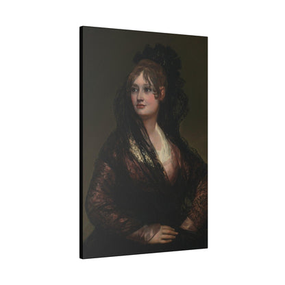 Portrait of Doña Isabel de Porcel by Francisco Goya - Matte Canvas, Stretched, 0.75"