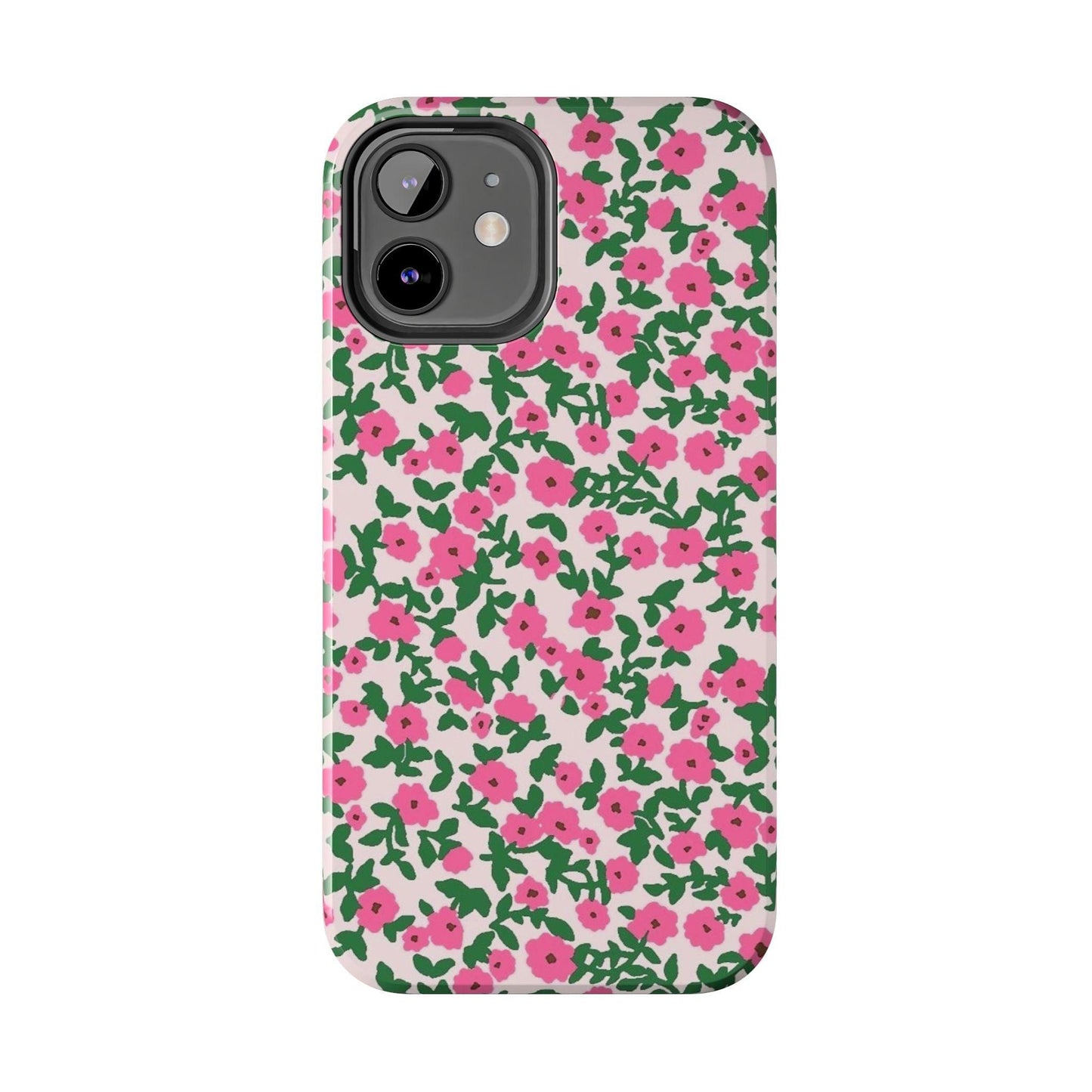 Spring Edition Pink Floral Tough iPhone Cases