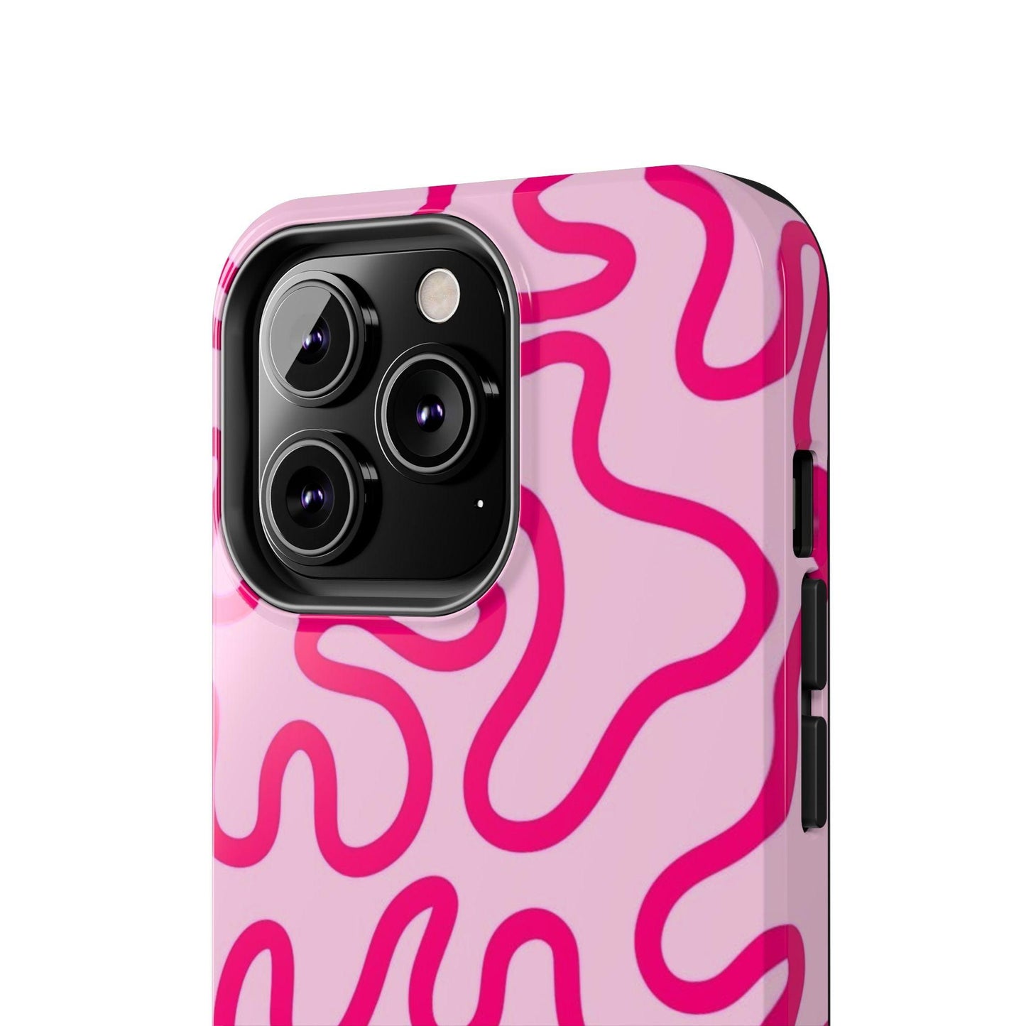 Pink Paradise Swirls Tough iPhone Cases