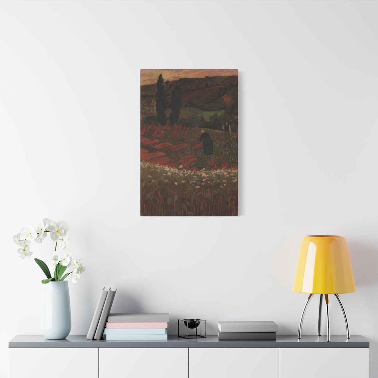 The Harvest of Buckwheat by Paul Sérusier - Matte Canvas, Stretched, 1.25"