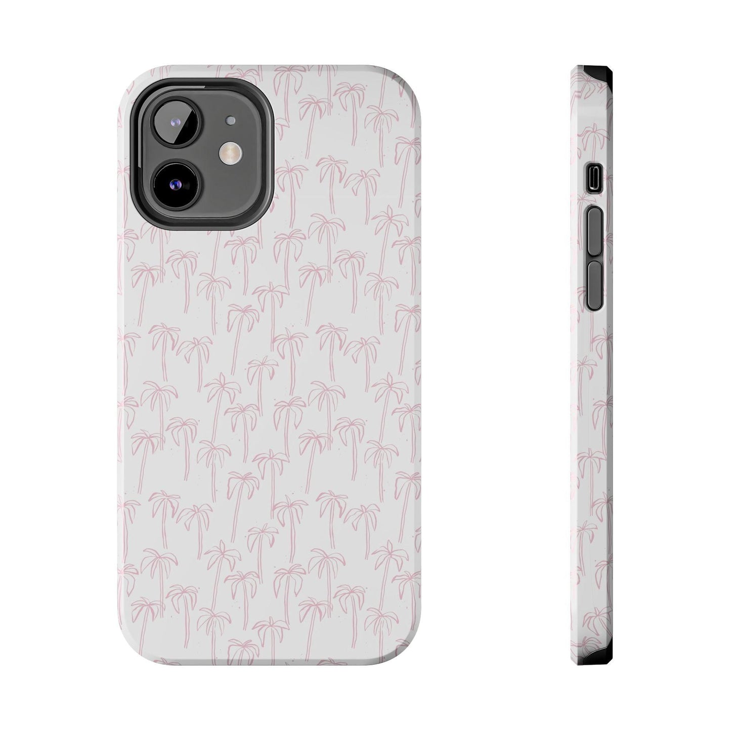 Pink Palm Trees iPhone Cases