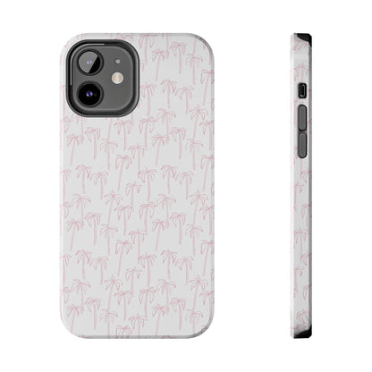 Pink Palm Trees iPhone Cases