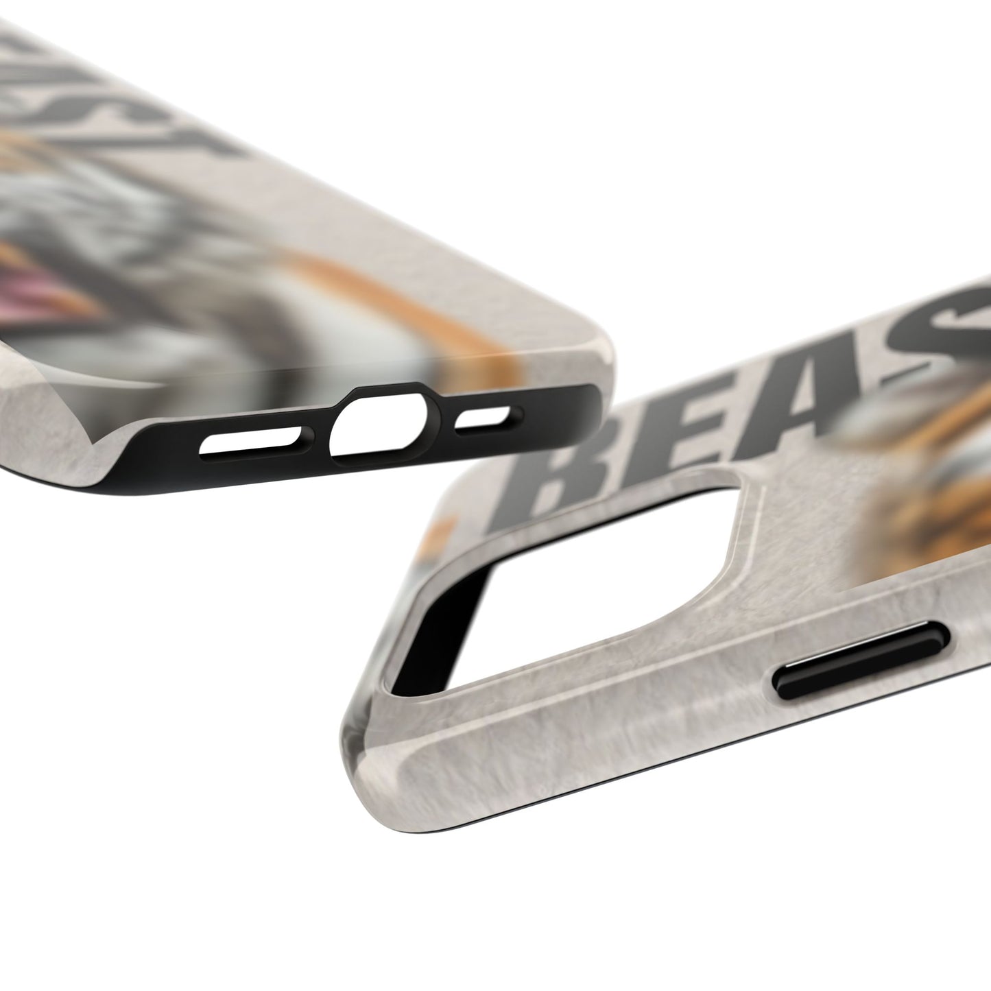 Beast Tough Phone Case - Fierce Tiger Design for Animal Lovers